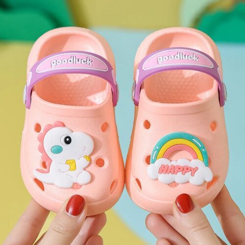 1384-0152fe.jpg crocs bebe Pantoufles d'été pour enfants, chaussons pour filles, mignons, à l'offre elles souples