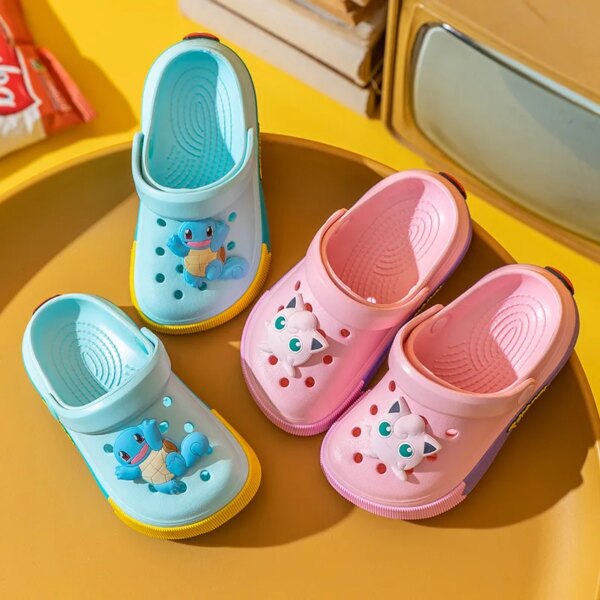 crocs enfant  Chaussures de dessin animé Pokemon pour enfants, Pikachu, Jigglypuff