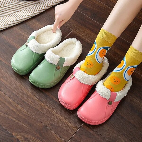 crocs enfant  pantoufles d'intérieur pour femmes, chaussures de jardin, souples et imperméables
