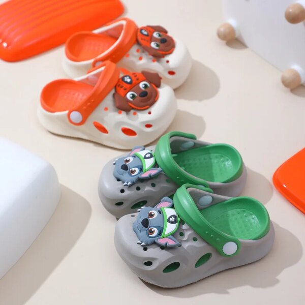 crocs enfant  Sandales Pat'Patrouille pour enfants, chaussures de diversification de l'eau