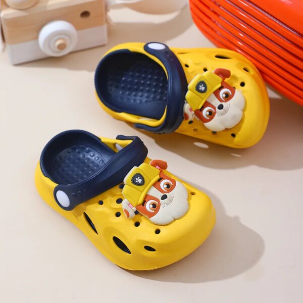 crocs enfant  Sandales Pat'Patrouille pour enfants, chaussures de diversification de l'eau