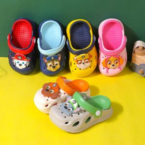 crocs enfant  Sandales Pat'Patrouille pour enfants, chaussures de diversification de l'eau