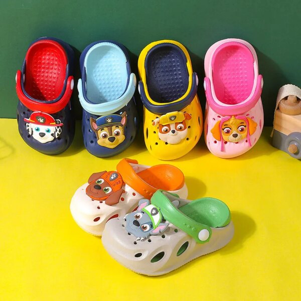 crocs enfant  Sandales Pat'Patrouille pour enfants, chaussures de diversification de l'eau