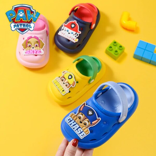 crocs enfant de dessin animé Paw Patrol pour enfants, pantoufles confortables, non ald