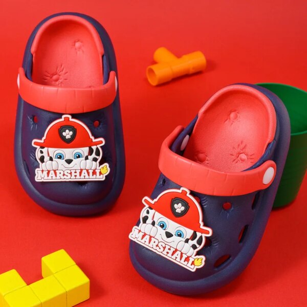 crocs enfant de dessin animé Paw Patrol pour enfants, pantoufles confortables, non ald