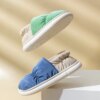 pantoufle femme chaudes pour femme, en coton, en peluche, antidérapantes, semelle épaisse