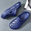 Sandales trouées pour hommes et femmes, chaussures à plateforme, sabots, pantoufles Baotou