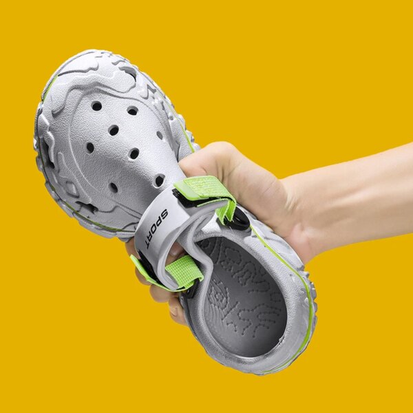 crocs Sabots légers en plastique pour hommes, sandales de travail de plage pour hommes, Everg