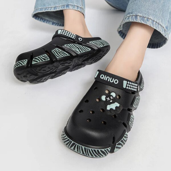 crocs d'été décontractées pour hommes, sabots oligGarden, chaussures d'hôpital à mémoire souple