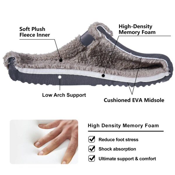 Crocs  en Peluche pour Homme et Femme, Sabots en Fourrure Douces
