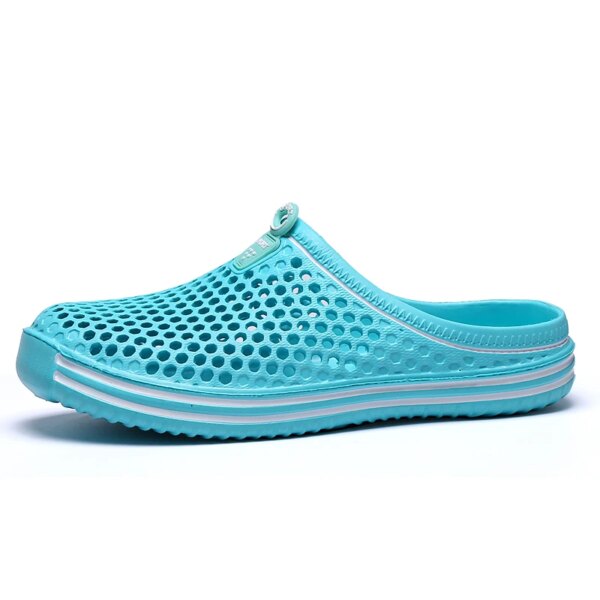 Crocs de Piscine Confortables pour Homme, Chaussures d'Extérieur d'Été, de Plage, Sabots de Jardin