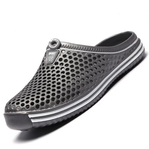 Crocs de Piscine Confortables pour Homme, Chaussures d'Extérieur d'Été, de Plage, Sabots de Jardin