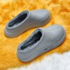 Sabots de jardin chauds en peluche pour hommes, chaussures de chef professionnelles