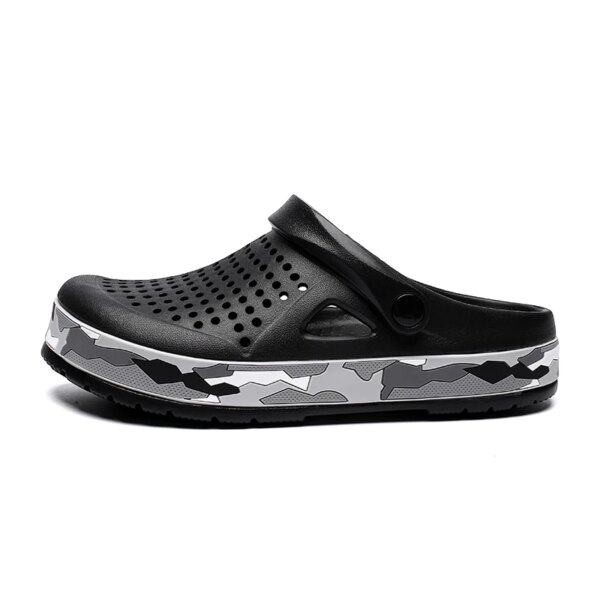 Crocs  de marque pour hommes, sandales décontractées, chaussures légères