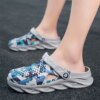 Crocs  d'été unisexes pour hommes et femmes, chaussures à plateforme, pantoufles de plage
