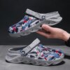Crocs  d'été unisexes pour hommes et femmes, chaussures à plateforme, pantoufles de plage