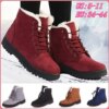 Bottes de neige coordonnantes à lacets pour femmes, bottes de rinçage pour femmes, chaussures en fourrure en peluche
