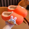 crocs enfant  Chaussons de dessin animé imperméables pour enfants, chaussures chaudes