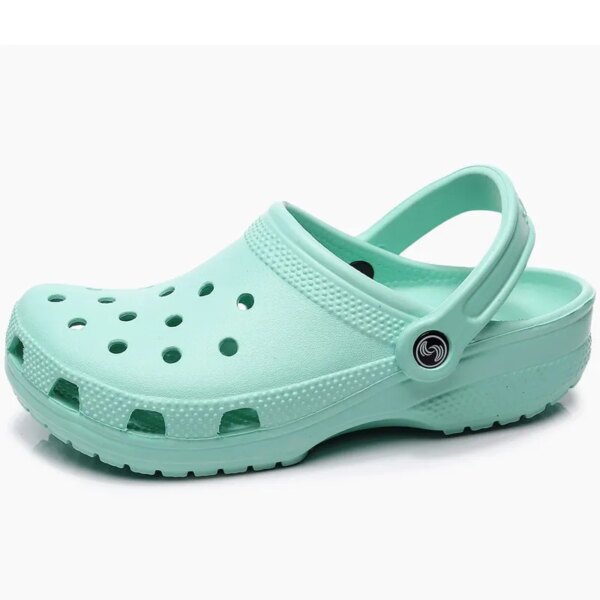Crocs d'été pour femmes et hommes, mocassins de plage, chaussures de jardin plates en MSI