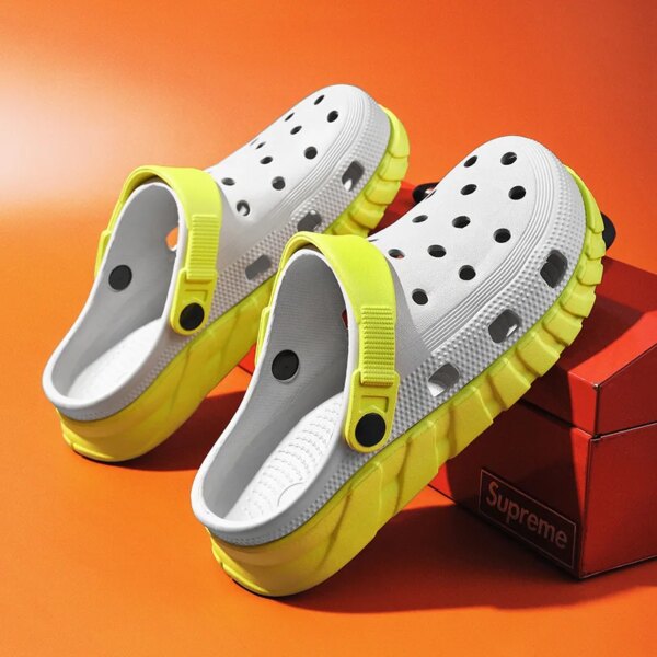 Crocs  d'été pour hommes, nouvelles sandales non ald résistantes à l'usure