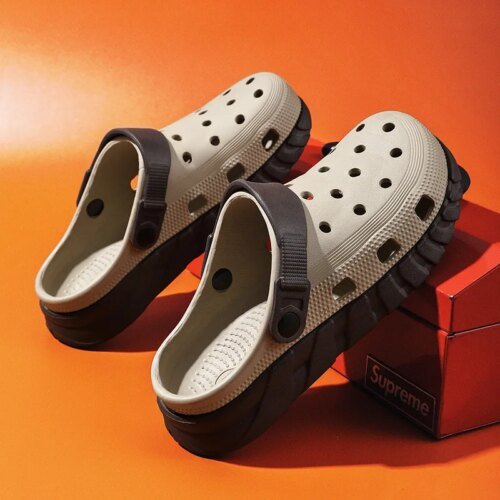 Crocs  d'été pour hommes, nouvelles sandales non ald résistantes à l'usure