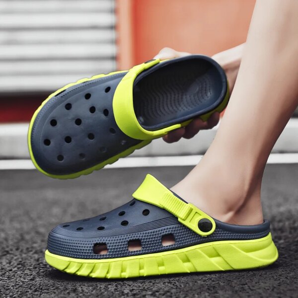 Crocs  d'été pour hommes, nouvelles sandales non ald résistantes à l'usure