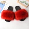 pantoufle femme d'Été en Fausse Fourrure pour Femme, Sandales Moelleuses, Chaussures d'Niket d'Extérieur, Tongs à Fourrure