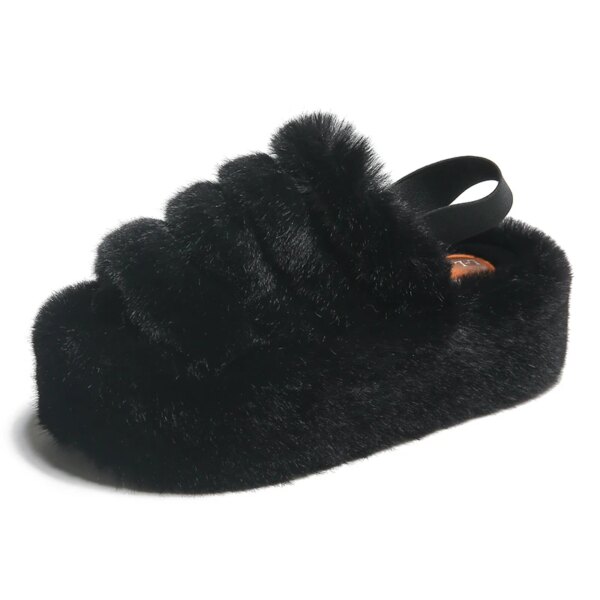pantoufle femme d'intérieur en peluche pour femmes, toboggans non alds, pantoufles chaudes