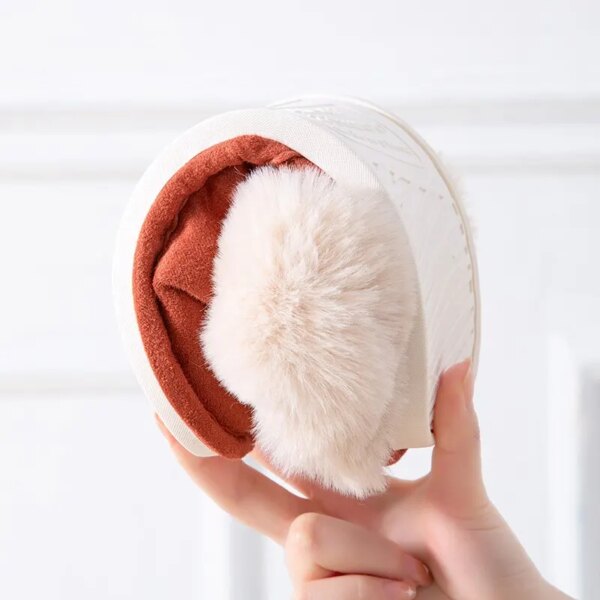 pantoufle femme Plates Chaudes en Peluche pour Femme, Chaussures d'NikDouces et Confortables en Coton, Collection Hiver