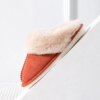 pantoufle femme Plates Chaudes en Peluche pour Femme, Chaussures d'NikDouces et Confortables en Coton, Collection Hiver