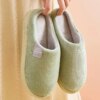 pantoufle femme  Hommes Épais Bas Doux Maison Pantoufles Ménage Pantoufles En Peluche