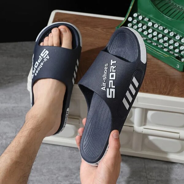 4947-64599d.jpg Pantoufles de maison coordonnantes pour hommes et femmes, tongs à semelle optique brûleur souple