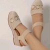 Sandales Femmes Talon compensé Espadrilles Bout fermé Slingbac