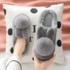 pantoufle femme de maison imperméables pour hommes et femmes, chaussures en fourrure