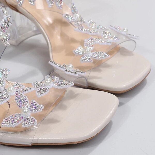 Sandales à biscuits à bande élastique pour femmes, chaussures à talons élégants, style coréen