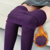 6344-841316.jpg collant polaire thermique en velours épais pour femme, legging taille haute, pantalon élastique