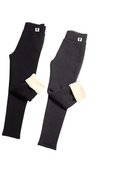 Legging en velours taille haute – Chaleur élégante
