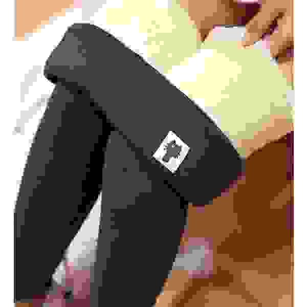 Legging en velours taille haute – Chaleur élégante