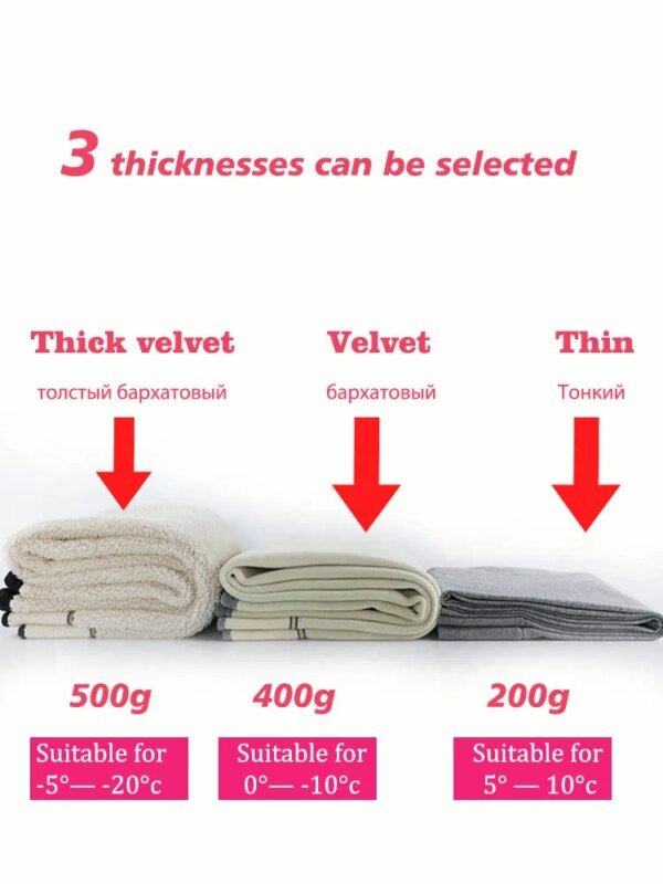 collant polaire Pantalon skinny en coton thermique pour femme avec sourire