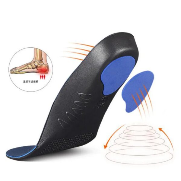 Semelle intérieure Orth4WD Sports pour hommes et femmes, pied plat, l'offre elles de soutien de la voûte plantaire