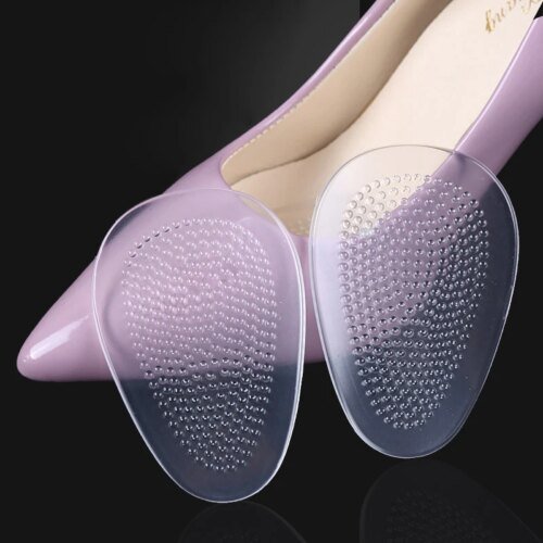 Semelles intérieures coordonnantes en silicone pour femme