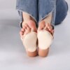 Sandales à talons hauts coordonnantes, l'offre elles invisibles à sept points, absorbant la sueur