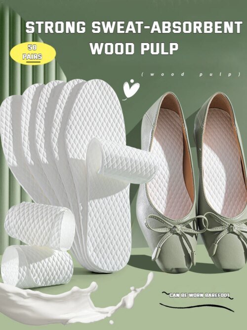 7258-09145e.jpg Semelles intérieures en pâte de bois naturel pour hommes et femmes, fines, respirantes